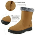thumbnail image 6 of Ablanczoom Snow Boots Womens Non-Slip Outdoor Winter Shoes Round Toe Booties for Women with Warm Faux Fur, 6 of 7