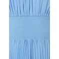 thumbnail image 5 of LASCANA Women's Pleated V-Neck Dress Smocking, 5 of 5