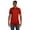 Deep Red, variant on Mens 100% Ringspun Cotton nano-T T-Shirt 4980 (10 PACK)