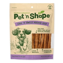 Pet 'n Shape Chik 'n Sweet Potato Stix – Made and Sourced in The USA- Natural Healthy Dog Treat, 14 Ounce