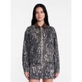thumbnail image 2 of Madden NYC Women's Cotton Twill Bomber Jacket, Sizes XXS-XXL, 2 of 7