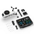 thumbnail image 3 of Raddy UV-6 Professional Weather Station with 6" VA Display and Outdoor Sensor, Wireless Indoor Outdoor Temperature & Humidity Monitor, Atomic Cl, 3 of 9
