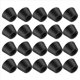 thumbnail image 3 of 20PCS Black Chair Couch Table Rubber Furniture Leg End Caps 16mm Dia, 3 of 5