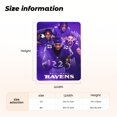 thumbnail image 4 of Marco de fotos de metal personalizado del equipo de fútbol de los Ravens, adornos decorativos para pintar sobre escritorio, adornos para fotos junto a la cama (base de bambú gratis), 4 of 7
