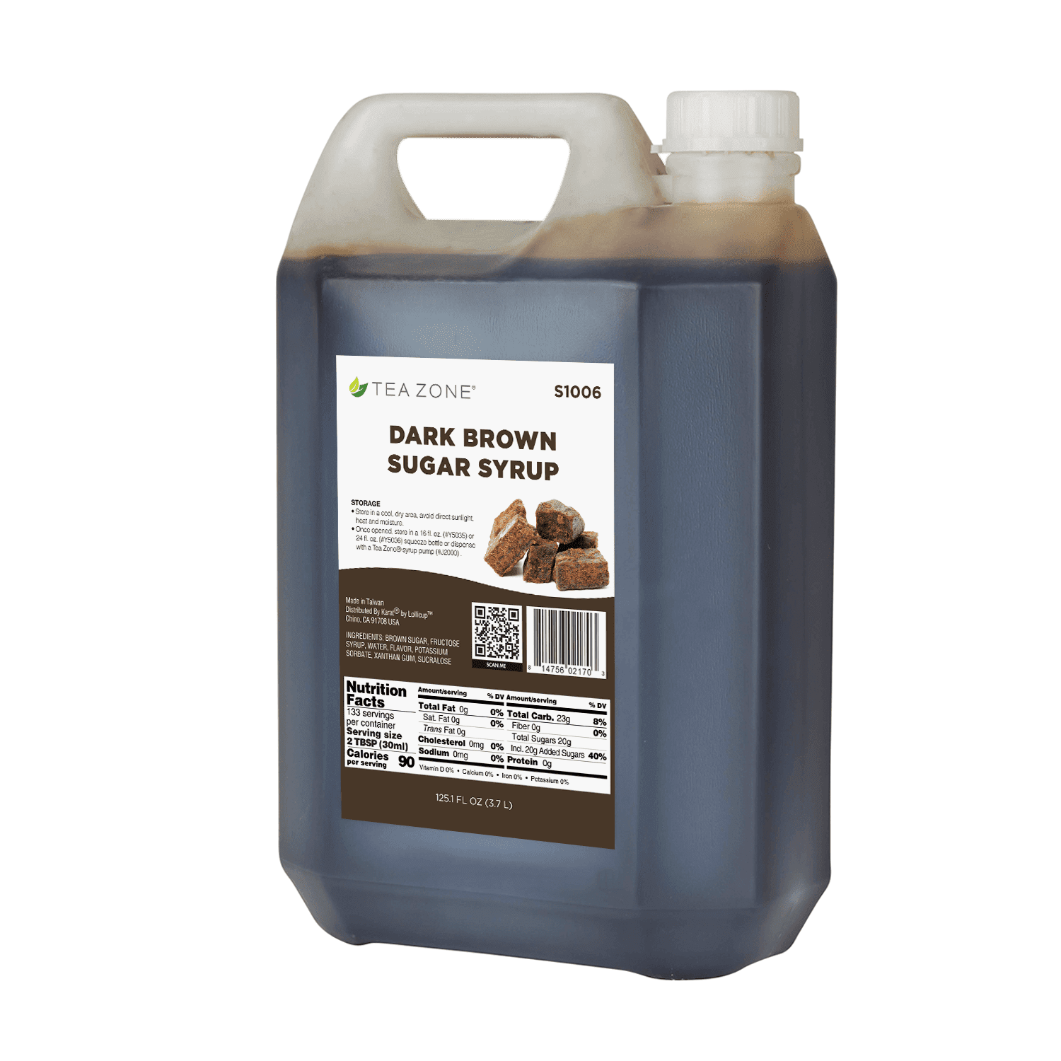 Tea Zone Dark Brown Sugar Syrup (11.2 lbs)