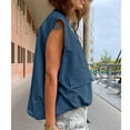 thumbnail image 6 of Yokua Stylish Women's Cargo Vest Jackets Sleeveless Crop Top Outerwear with Pockets, 6 of 16