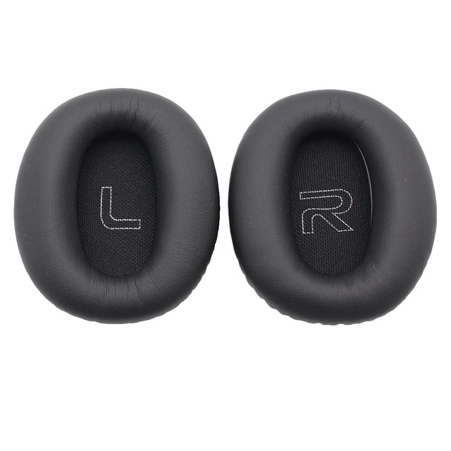 ZLight Coussinets d'Oreille Écouteurs Couleur Unie Coussin pour Protection Auditive Réduction de Bruit Remplacement pour W820BT Noir 1Ensemble
