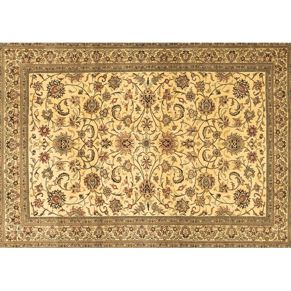 Ahgly Company Indoor Rectangle Persian Brown Traditional Area Rugs, 2' x 3'