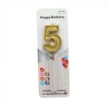 thumbnail image 1 of Clearance! Glitter Number Candles Gold Number 0-9 Birthday Party Candle Cake, 1 of 2