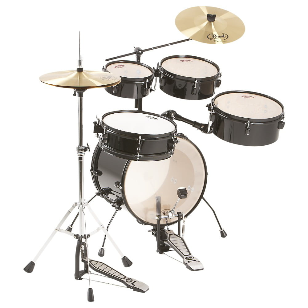 Pearl Rhythm Traveler Drum Set With Cymbals Hardware Red Wine Walmart Com Walmart Com