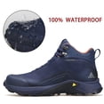 thumbnail image 2 of Botas de senderismo HUMTTO para hombre, todo terreno, impermeables, color azul, talla 9.5, 2 of 9