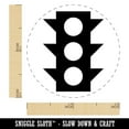 thumbnail image 2 of Traffic Light Icon Self-Inking Rubber Stamp Ink Stamper - UV Ink - Mini 1/2 Inch, 2 of 7