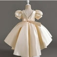 thumbnail image 5 of JCCXIN Toddler Girls Dresses Girls Satin Backless Pageant Dress Gown Girl Dress For And Stage Performance Girls Clothes 3-4 Years, 5 of 8