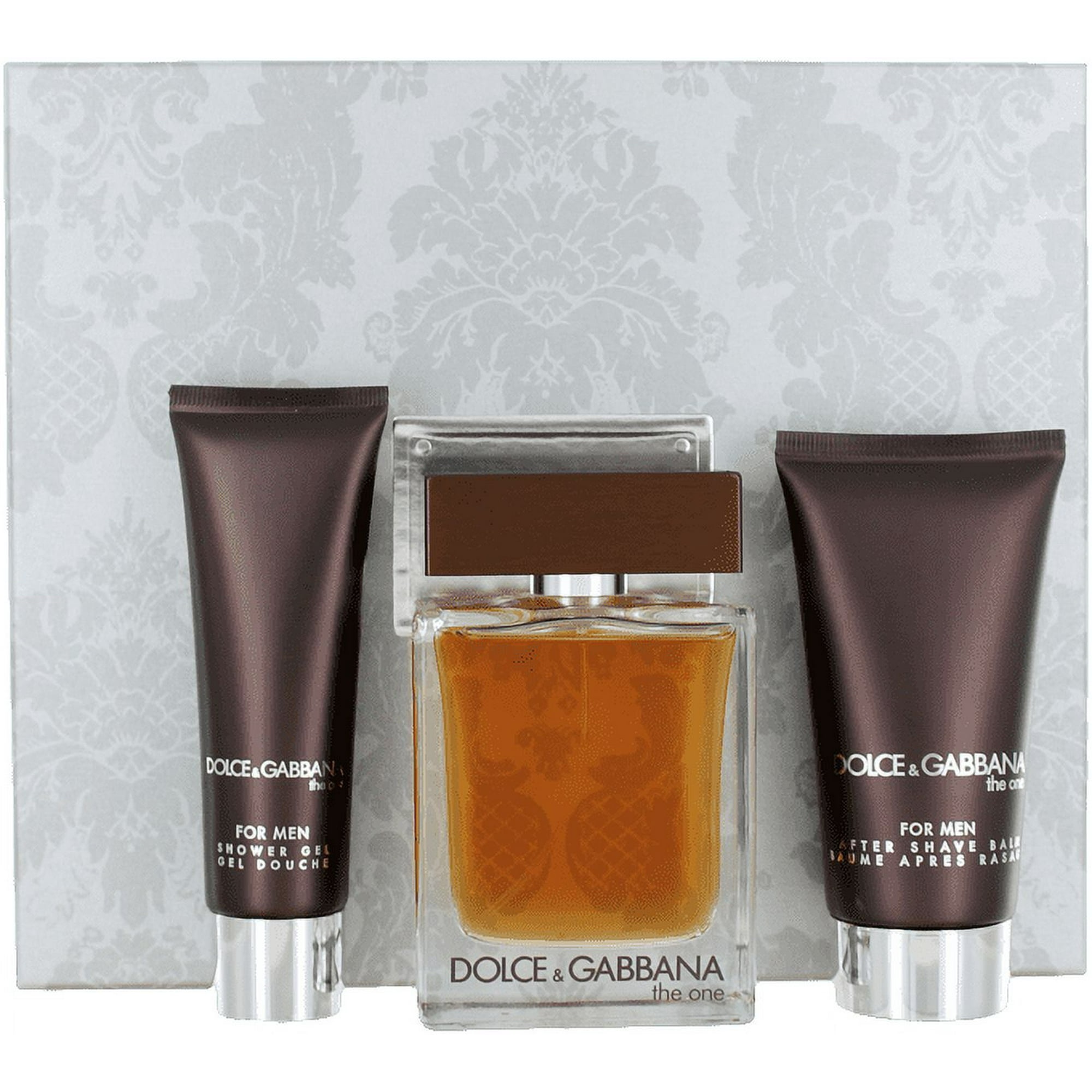 The One By Dolce Gabbana For Men Set EDT 3.3 Shower Gel 1.6 After Shave Balm 2.5 Walmart