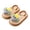 Khaki, variant on Dakaela 2-7Y Toddler Fuzzy Slippers Cute Elephant Bear Plush House Shoes Winter Warm Non Slip Indoor Outdoor Slides