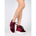 thumbnail image 6 of New Women Lace Up Platform High Top Sneaker - 18021 By Cape Robbin Collection, 6 of 6