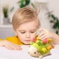 thumbnail image 2 of Hedgehog Plug-in Puzzle Toy for Babies, Colorful Spike Sorting Game for Fine Motor Skills & Math Learning, BPA-Free ABS Material with Storage Base (23cm Size), 2 of 9