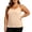 Beige-tanks, variant on Plus Size Women Padded Cami Tank Tops, Adjustable Spaghetti Strap Camisole with Built-In Bra Pads, Sleeveless Casual Summer Tees, XS-5XL