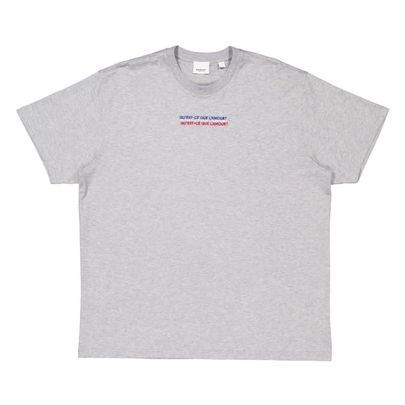Burberry L Amour Logo Embroidered Sam T-Shirt, Size Medium