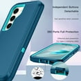 thumbnail image 5 of I-HONVA For Samsung Galaxy S23 Plus Case,3-Layer Military Grade Drop Protection Anti-Slip Bumper Rugged Shockproof Dustproof Protection 6.6 inch Phone Case,Full Black, 5 of 7
