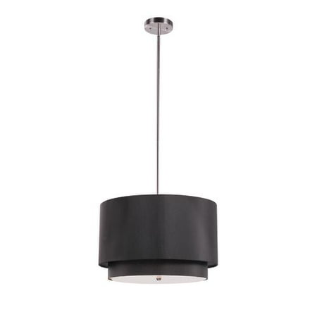 Trans Globe Lighting PND-802 Three Light Double Shade Pendant from the Young and