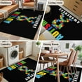 thumbnail image 6 of Cartoon Autism 3'x5' Washable Rug, Abstract Awareness Colorful Blocks Modern Non-Slip Area Rugs for Entryway Kitchen Classroom, Dorm Throw Carpet, Low Pile Soft Indoor Floor Mat, 6 of 9