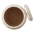 thumbnail image 4 of Casafield Round Storage Basket with Lid, Whitewash - Handwoven Water Hyacinth Hamper Organizer for Laundry, Blankets, Plants, 4 of 7