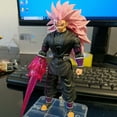thumbnail image 2 of Kong Studio Beast Deities Dragon Ball Ssj3 Máscara Goku Negro Shf Sh Figuarts Kong 030 031 032 034 Figura de acción Juguetes de pelo rosa, 2 of 5