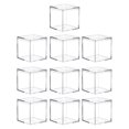 thumbnail image 4 of Box Acrylic Boxes Mini Candy Cube Clear Gift Cake Display Favor Dessert Case Small Square Cupcake Jewelry Cubes Cookie, 4 of 7