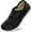 BlackPlaid, variant on Leisfit Orthopedic House Slippers for Women Adjustable Diabetic Slippers Wide Toe Velvet Walking Shoes
