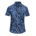 thumbnail image 1 of Styesk T-Shirts pour Homme Chemise Imprimée à Manches Courtes pour Homme avec Col à Manches Courtes Haut/chemise, 1 of 2