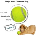 thumbnail image 4 of 3PCS Tennis Balls for Dogs, Dog Training Supplies, Premium Fetch Toy, Non-Toxic Non-Abrasive Material, Interactive Pet Balls for Exercise Training Play Fetch, 4 of 8