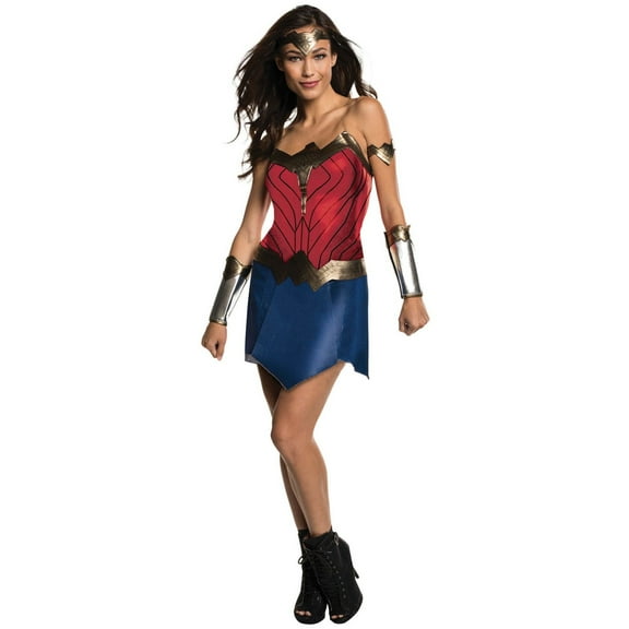 Wonder Woman Women's Halloween Fancy-Dress Costume for Adult, M
