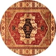 thumbnail image 1 of Ahgly Company Indoor Round Persian Orange Traditional Area Rugs, 8' Round, 1 of 4
