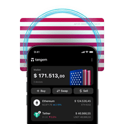 Tangem Wallet Pack of 3 - Secure Crypto Wallet - Trusted Cold Storage for Bitcoin, Ethereum, NFT's & More Coins - 100% Offline Hardware Wallet- USA Collection