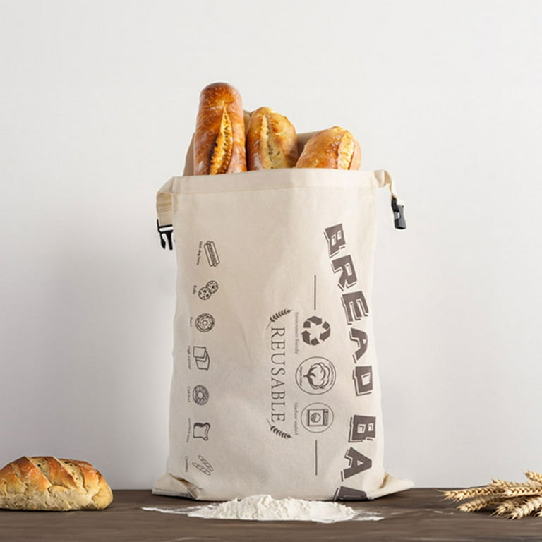 Reusable bread storage bag sale
