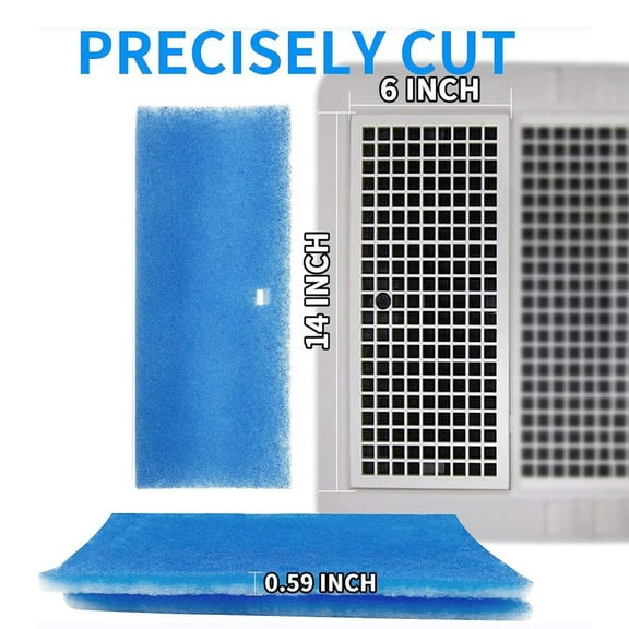2PC RV AC Filter 6 X 14 in RV Air Filters for MERV 6 AC Filter for Coleman Mach