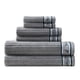 thumbnail image 2 of Toallas de baño Nautica de algodón suave y absorbente, 6 piezas, Signature Grey, 2 of 9