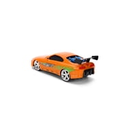 Jada 1:24 Fast & Furious Vapor RC Brian’s Toyota Supra with NO2 Speed Boost, Simulated Flaming Exhaust, Ages 8+