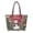 Red Christmas Snowman, variant on XYZCANDO Christmas Bow Print Padded Shoulder Tote Bag, Large Capacity Holiday Carryall Purse for Women, Cute Festive Handbag for Shopping Travel Xmas Gift