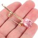 thumbnail image 3 of AURARMLET 2Ud Decorativo En Metal Con Rosa Ideal Para Eventos Y Uso Diario, 3 of 8