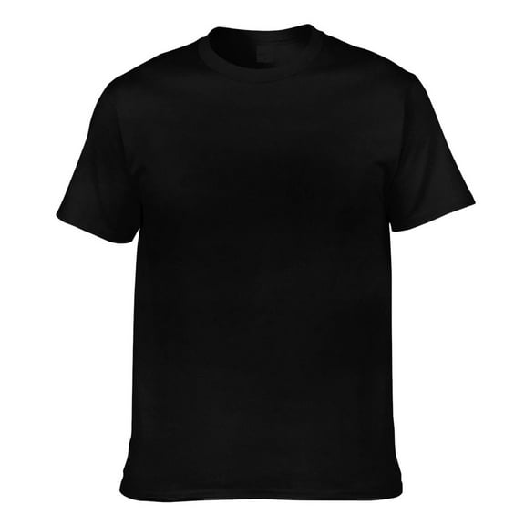 Men's T-shirt is 100% Cotton Black