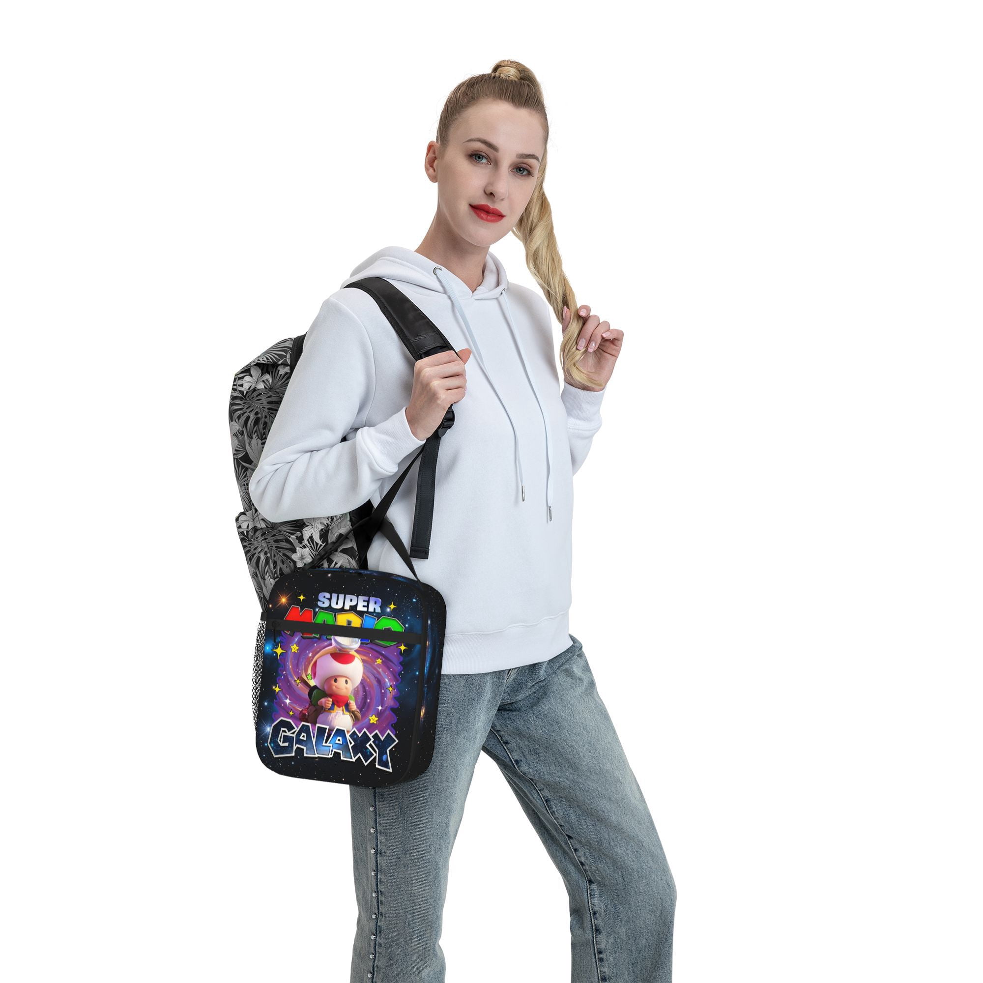 Galaxy Movie Lunch Bag Tote Bag Portable Insulated Lunch Box For Beach Camping Travel Work School Office