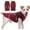 Red, variant on HQREA Winter Dog Coat with Harness Reflective Dog Vest Jacket Cold Weather Pets Clothes for Small Medium Dogs