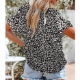 thumbnail image 1 of Women Casual T Shirt Boho Blouse Soft Floral Printed Easy Match  for Summer for Home for Grils for Office ANGGREK Otros, 1 of 5