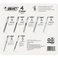 BIC 4Color Medium Ink Retractable Ballpoint Pen, 1.0mm, Variety Pack
