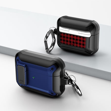 Duo Shield Secure Lock Designed For Airpods Pro With Hook  Blue/Black price history on PriceWatchPro