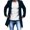 Black, variant on Men Wool Coat Winter Trench Outerwear Warm Overcoat Long Sleeve Button Up Jacket