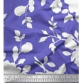 thumbnail image 1 of Soimoi Cotton Poplin Fabric Leaves & Floral Artistic Printed Fabric 1 Yard 56 Inch Wide, 1 of 3