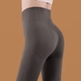 thumbnail image 6 of Chuancc Women's Workout Seamless Scrunch Booty Leggings,Workout Running Leggings Workout Leggings for Women Butt Shaping Leggings Seamless Print Gym Yoga Pants Yoga Pants Reg & Plus Size Dark Gray L, 6 of 8